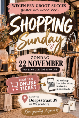 Shopping Sunday 22 November